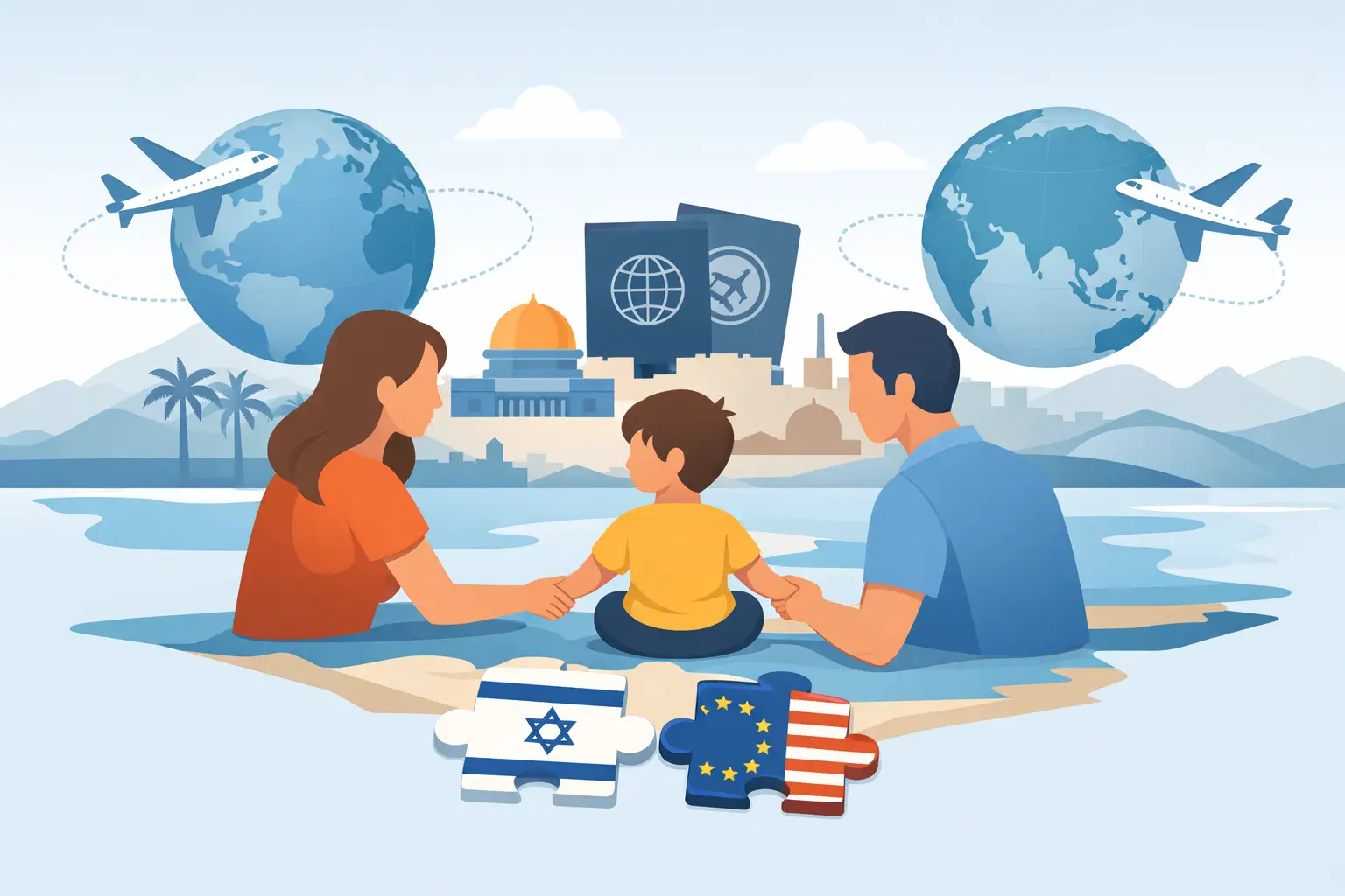 משמורת ילדים להורים ממדינות שונות בישראל