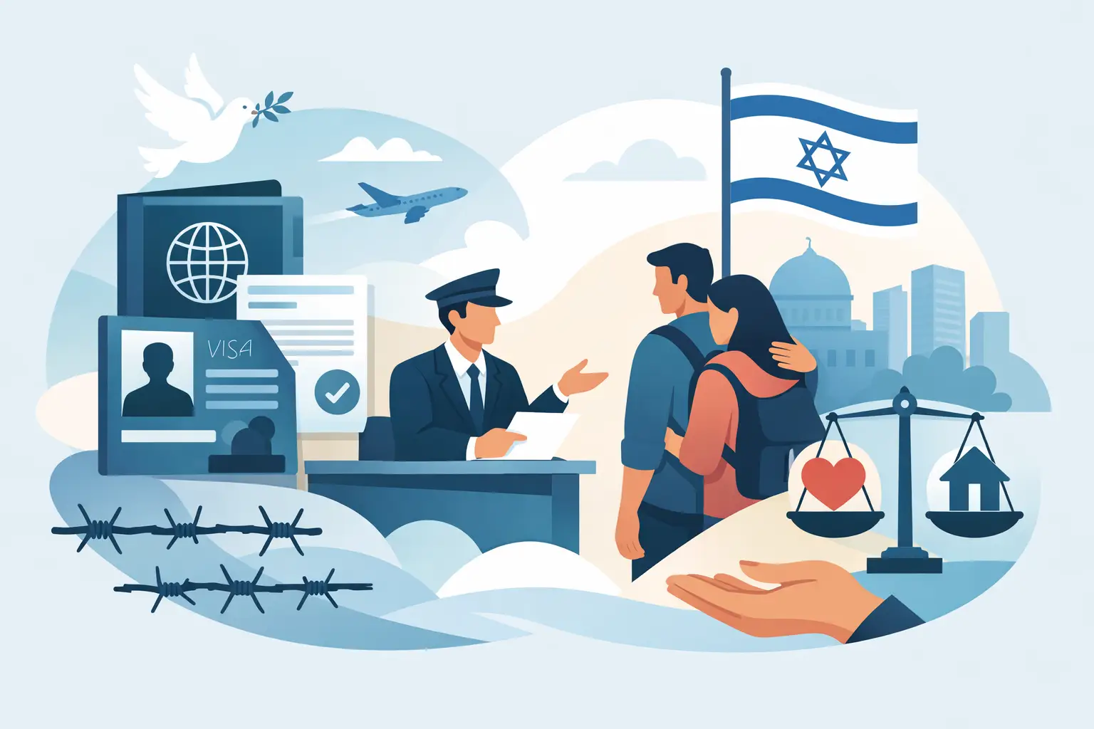 מי זכאי לויזה הומניטרית בישראל ובאילו מקרים?
