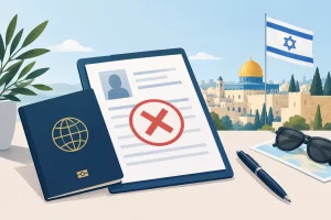 טעויות נפוצות בבקשת אשרת תייר לישראל